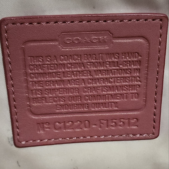 🌷Coach Ashley Pink Rose Leather Shoulder Bag🌷 - Picture 3 of 8
